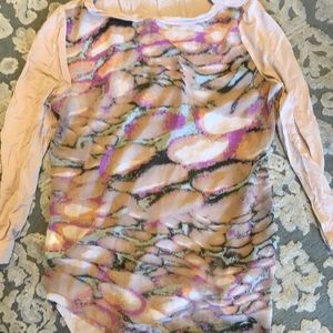 Pink and purple marble top